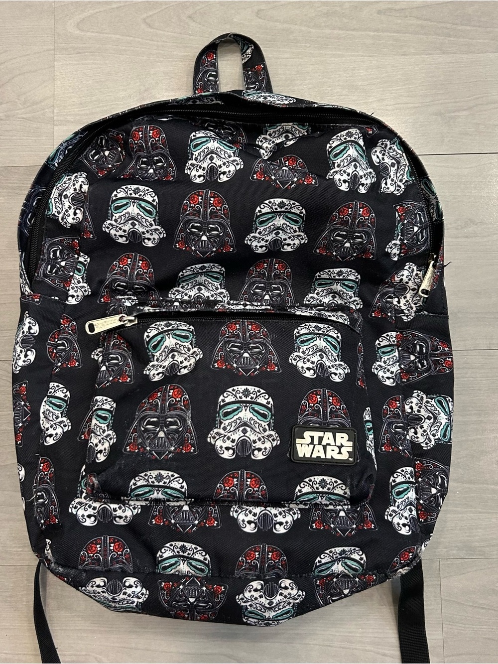 Loungefly Star Wars Sugar Skull Backpack Black Darth Vader Trooper